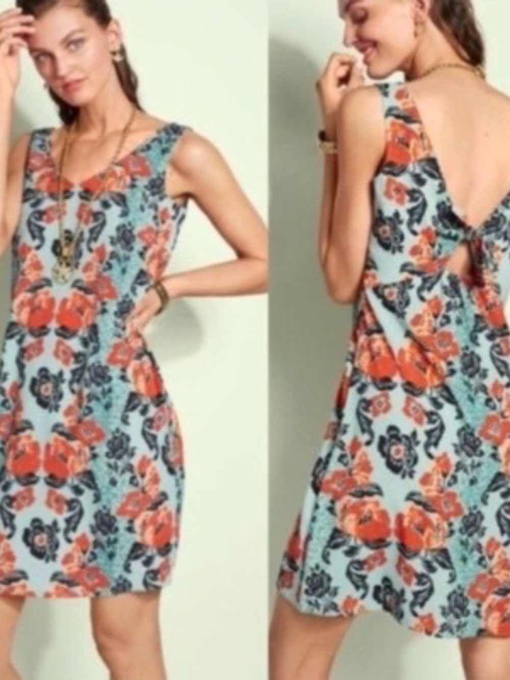 Cabi Maya Dress Floral Tie-Front Sundress Style 5400